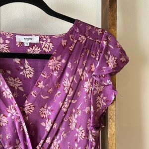 Suncoo Paris, Purple Floral Dress